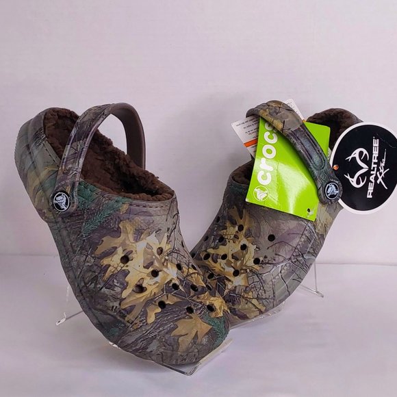 Crocs Shoes Fleece Lined Crocs Camo 'CROCS' CAMOUFLAGE FUZZY LINED